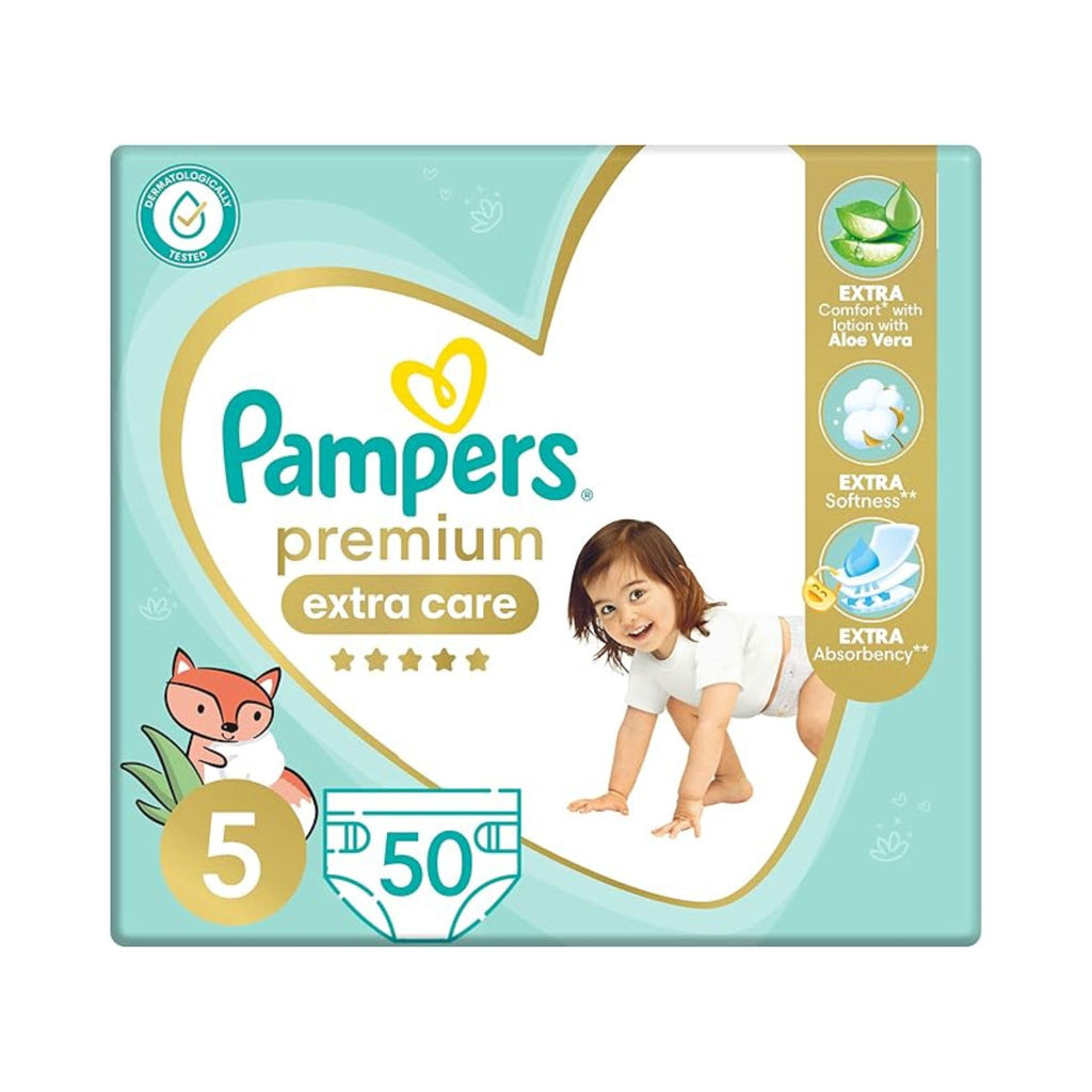 Pampers Premium Extra Care Size 5-50 Diapers