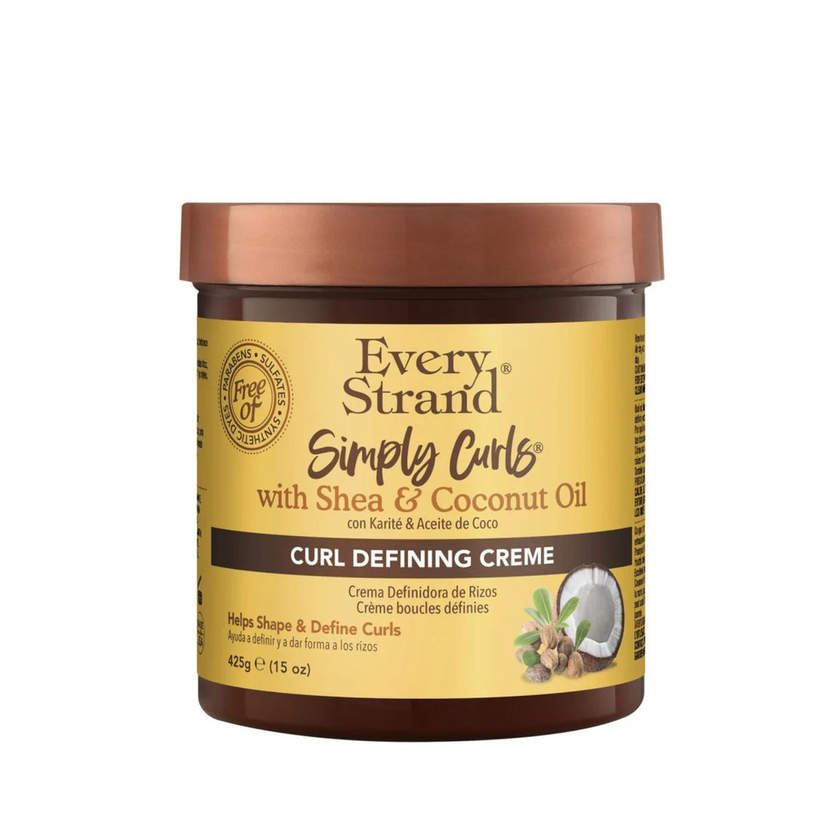 Every Strand Simply Curls Coconut Oil/Shea Curl Creme - Curl Cream