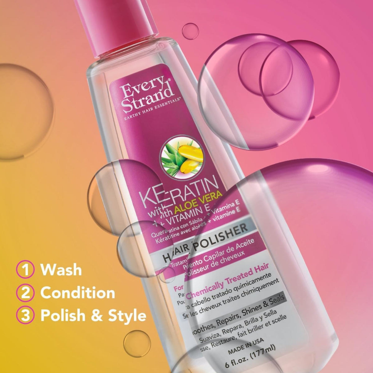 Every Strand Hair Polisher Keratin With Aloe Vera & Vitamin E
