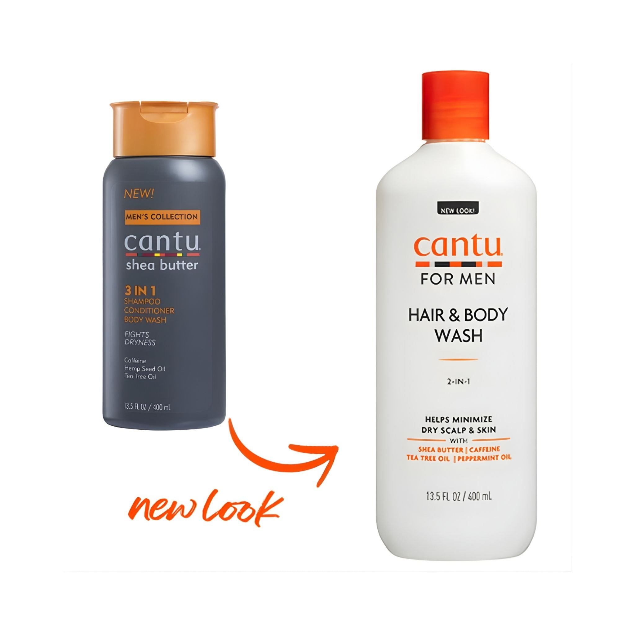 Cantu Mens 2 in 1 Hair and Body Wash Secondary image