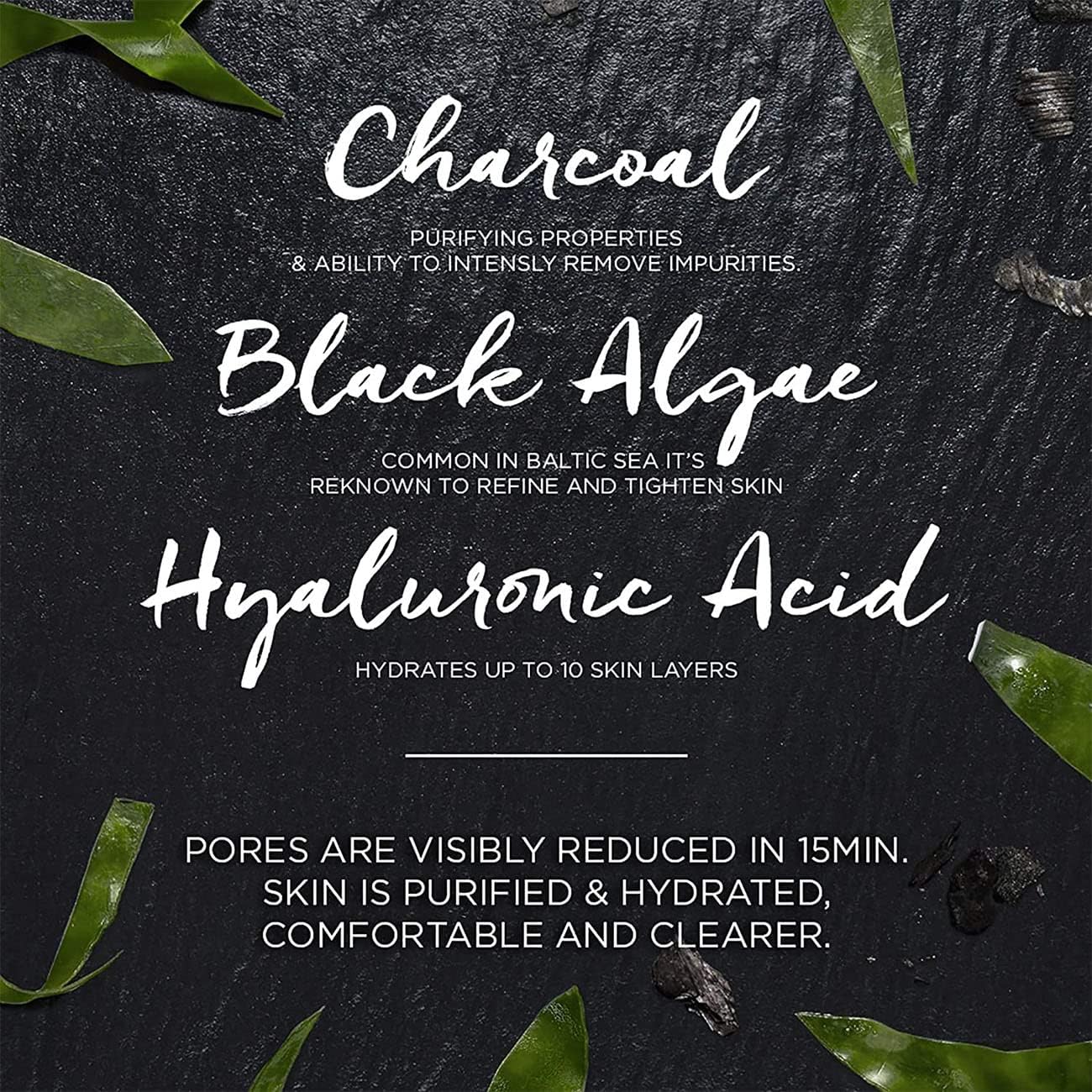 Garnier Pore Tightening Pure Charcoal Hydrating Face Tissue Mask
