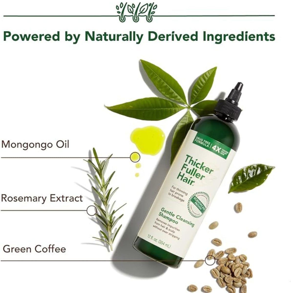 Thicker Fuller Hair Gentle Cleansing Shampoo