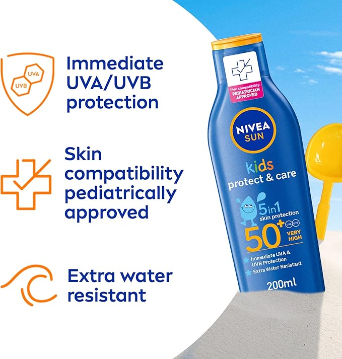 Nivea Sun Kids Lotion protect & care Spf 50+ Secondary image