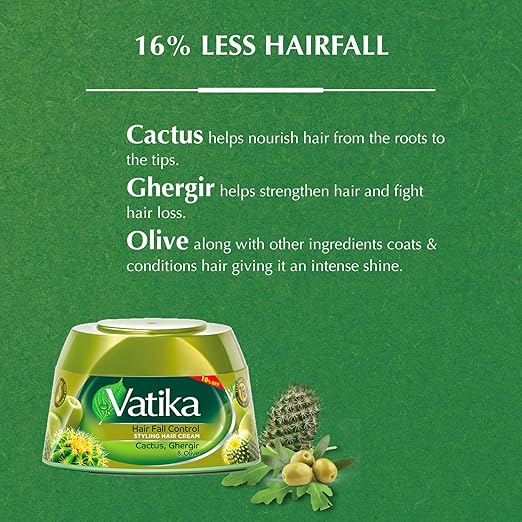 Vatika Naturals Hair Fall Control Styling Hair Cream