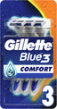 Gillette Blue3 Disposable Shaving With Comfort Gel 3 Razors