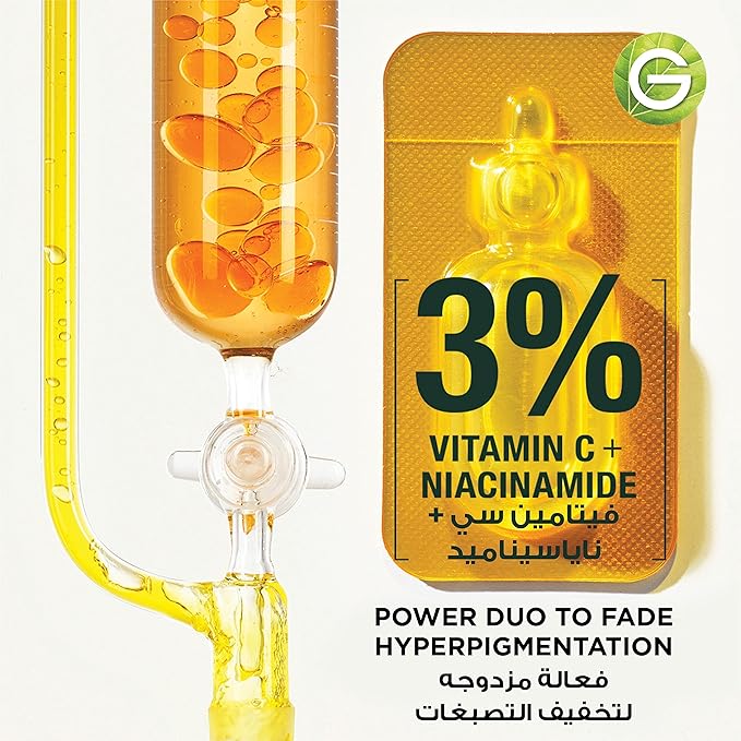 Garnier Fast Bright Vitamin C and Niacinamide Serum - Ampoule MultiPack 12 x 1.5 ml