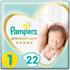 Pampers premium care size 1-22 Diapers