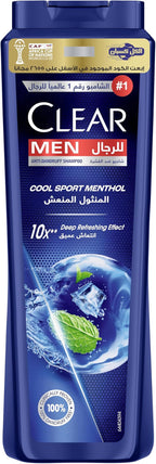 Clear Anti-Dandruff Cool Sport Menthol Shampoo For Men