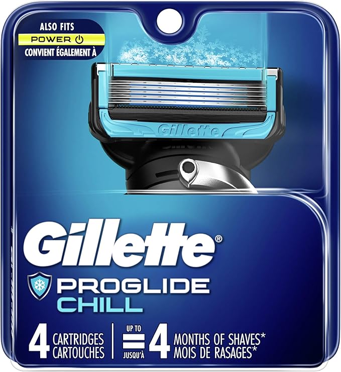 Gillette Fusion ProShield Chill Blades 4 Razors Refills Main image