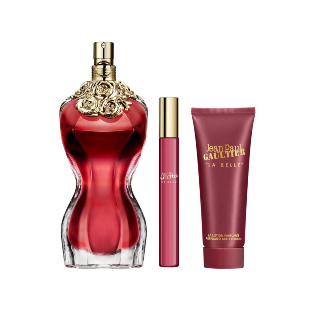 La Belle Gift Set - Perfume EDP 100ml + Body Lotion 75ml + Travel Size 10ml