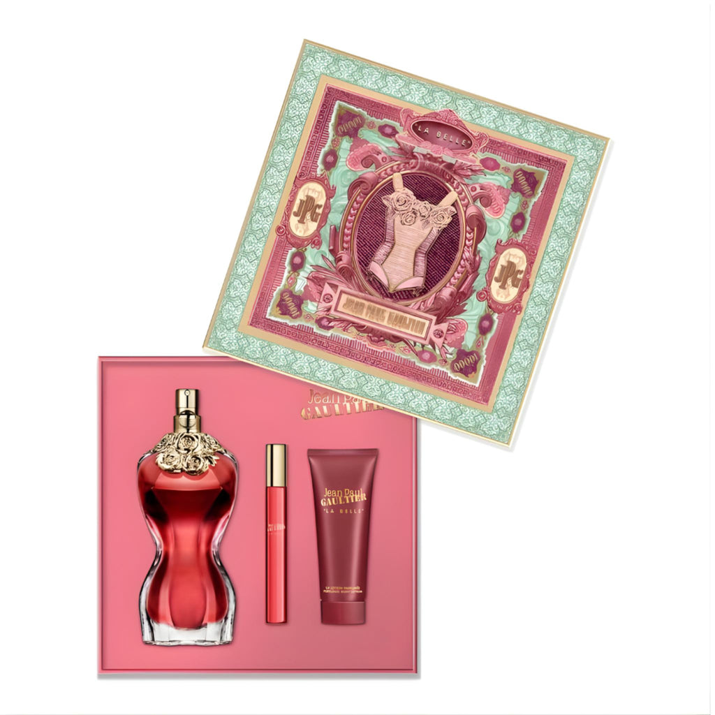 La Belle Gift Set - Perfume EDP 100ml + Body Lotion 75ml + Travel Size 10ml