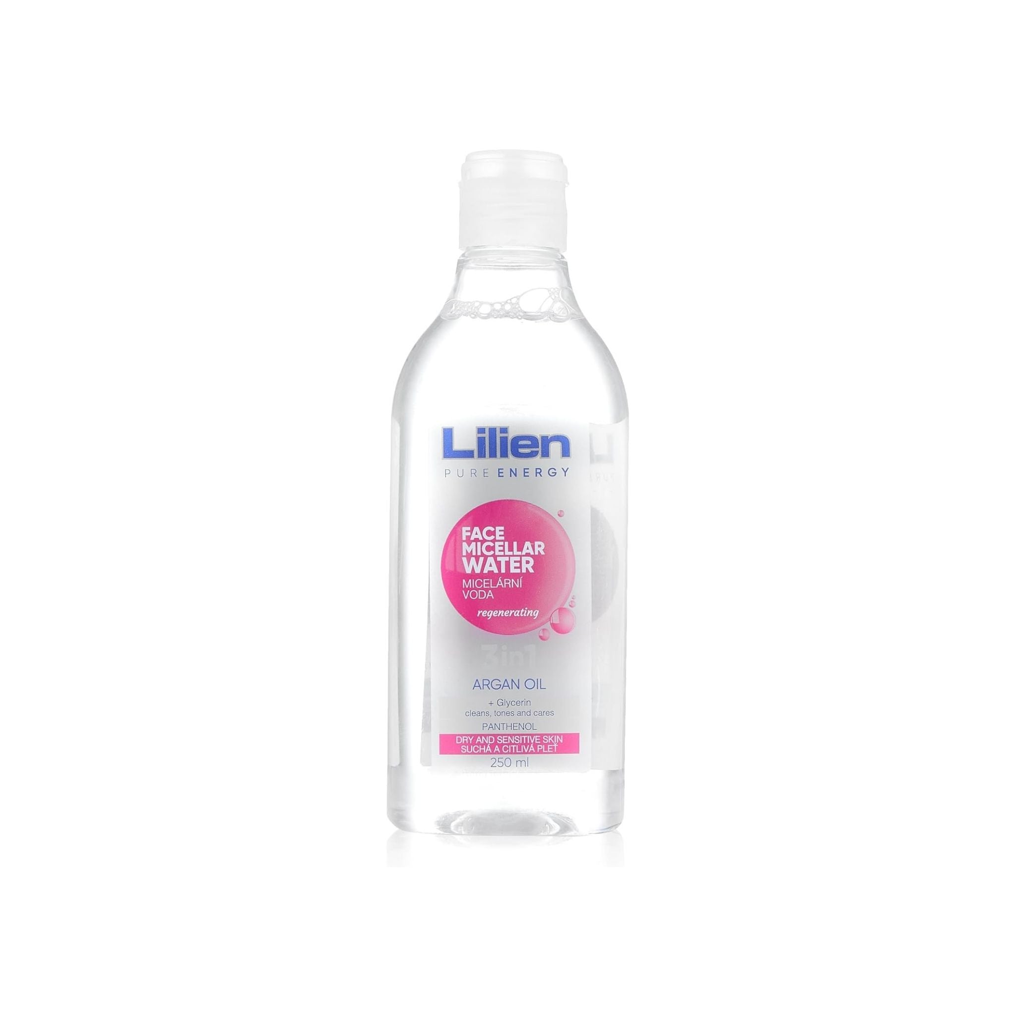 Lilien Micellar Facial Water - With Argan Oil for Makeup Removal & Skin Cleansing
