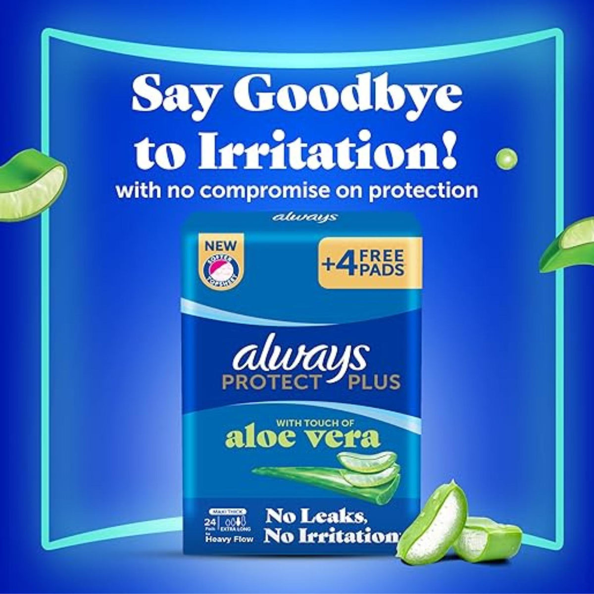 Always Max Protect Plus Material Extra Long Bundle 24 Pads