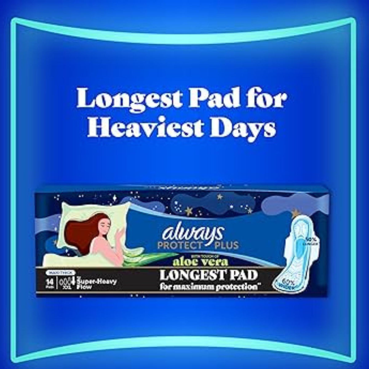 Always Protect Plus Thick Extra Long 14 Pads