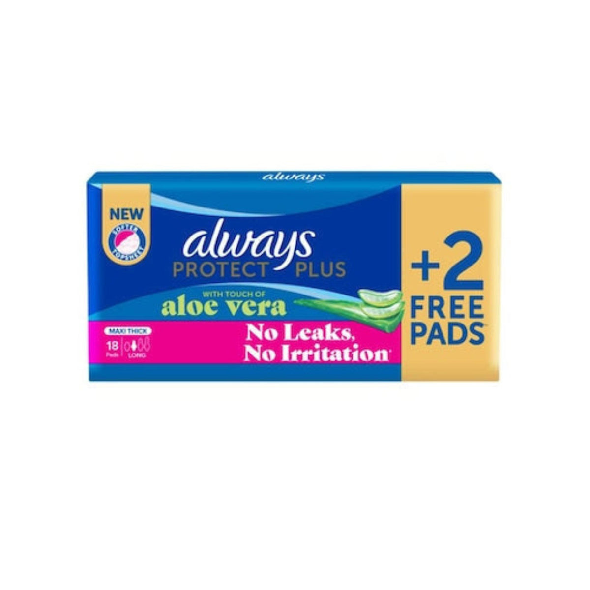 Always Protect Plus With Aloe Vera - 14 Pads