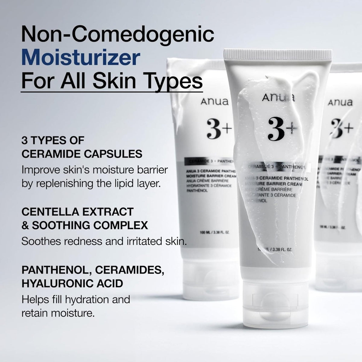 Anua 3+ Ceramide 3 + Panthenol - Face Cream
