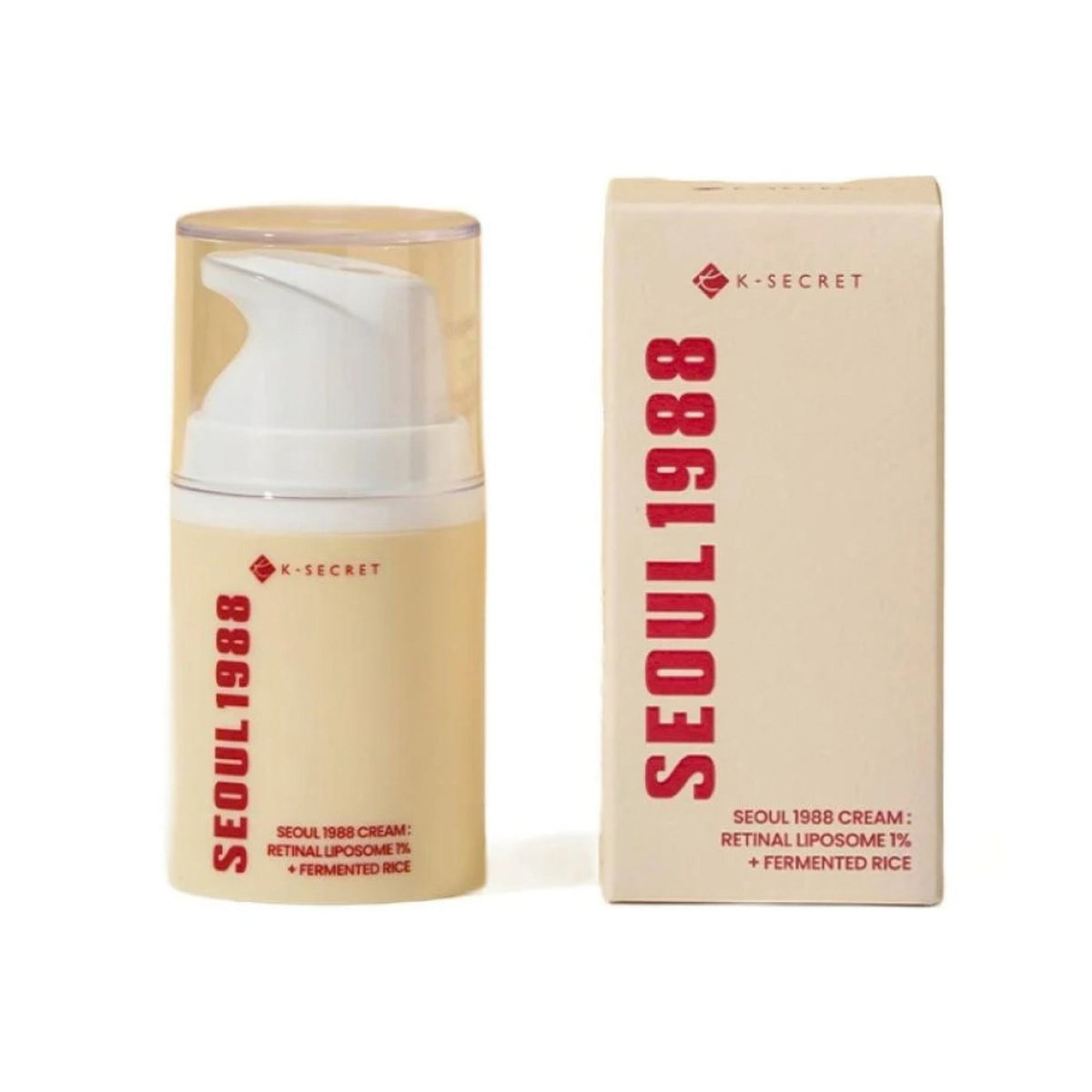 K-SECRET Seoul 1988 Retinal Liposome 1% & Fermented Rice Anti-Aging Face Cream - Face Cream