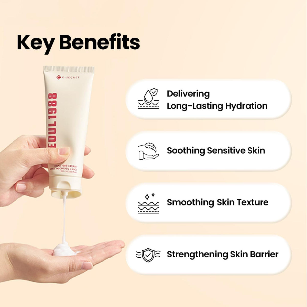 K-Secret - Seoul 1988 Cream Snail Mucin 93% + Rice