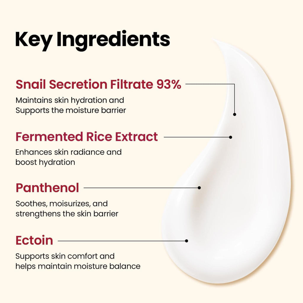 K-Secret - Seoul 1988 Cream Snail Mucin 93% + Rice