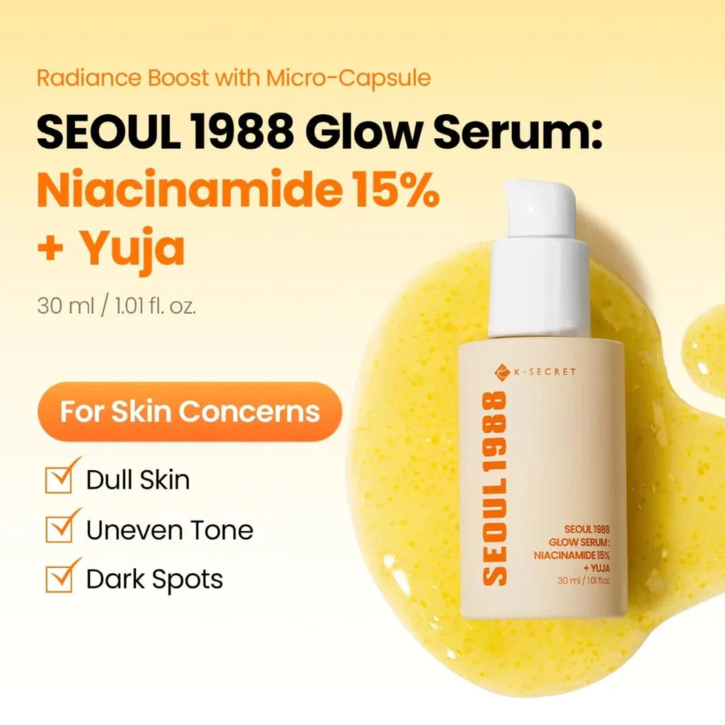 SEOUL 1988 Glow Serum : Niacinamide 15% + Yuja