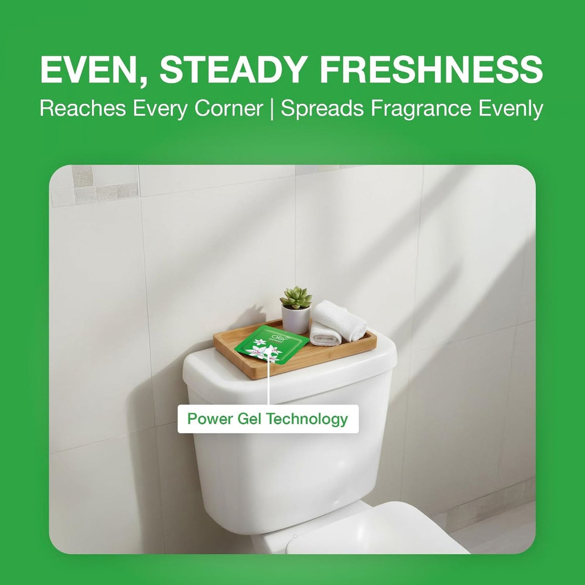 Godrej Aer Power Pocket Bathroom Fragrance - Jasmina Floral Delight