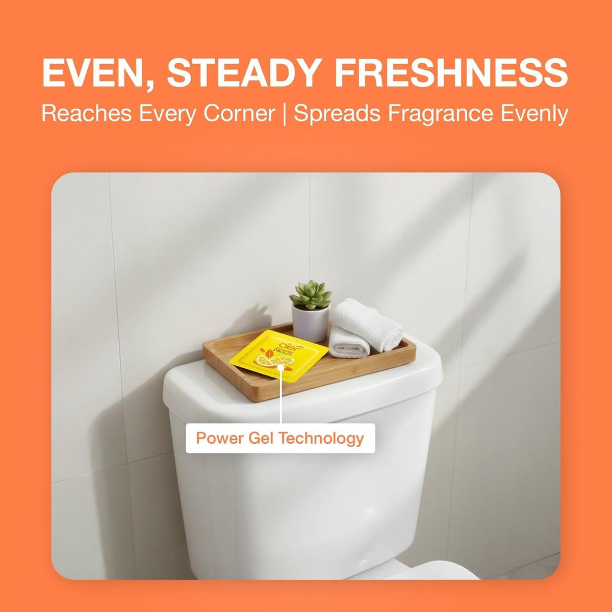 Godrej Aer Power Pocket Bathroom Fragrance - Lemon Tangy Delight