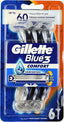Gillette Blue3 Comfort Disposable 6 Razors For Men