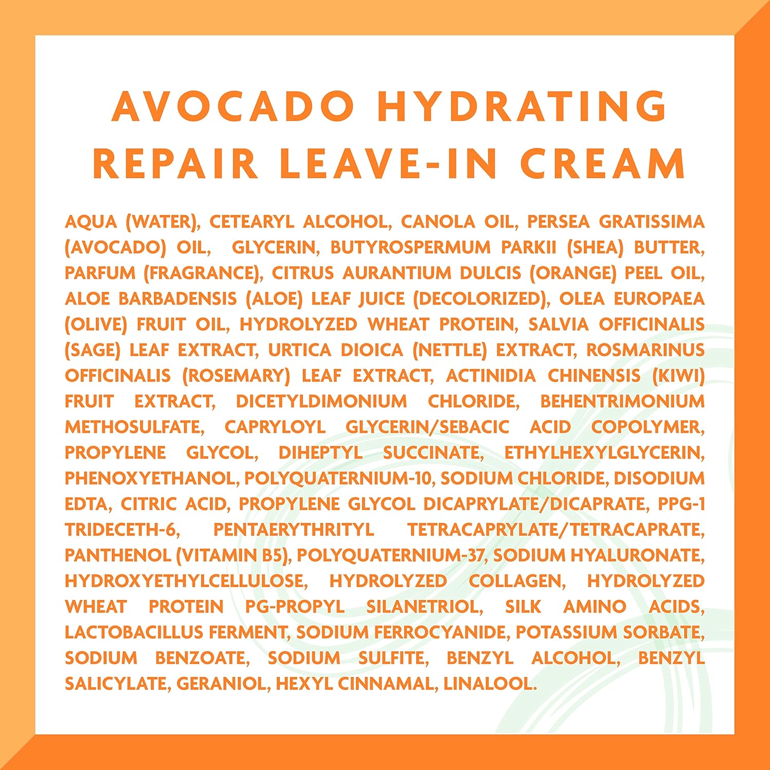 Cantu Avocado Curl Moisturizing Leave-In Conditioner Cream