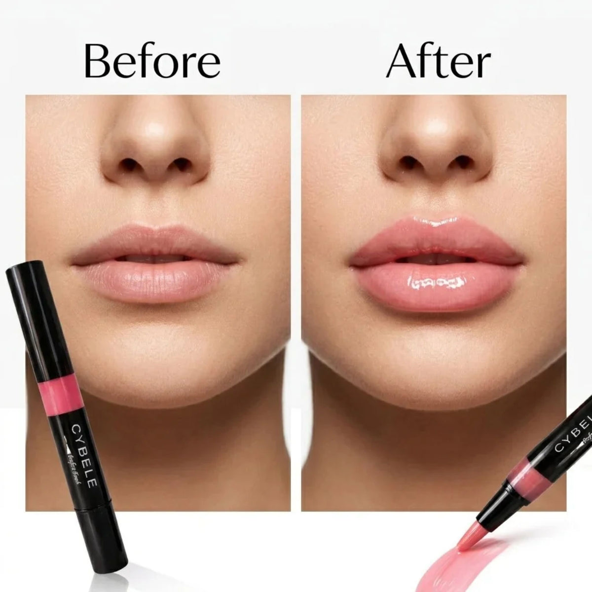 Cybele Lip Plumping Shiny Tinted Finish