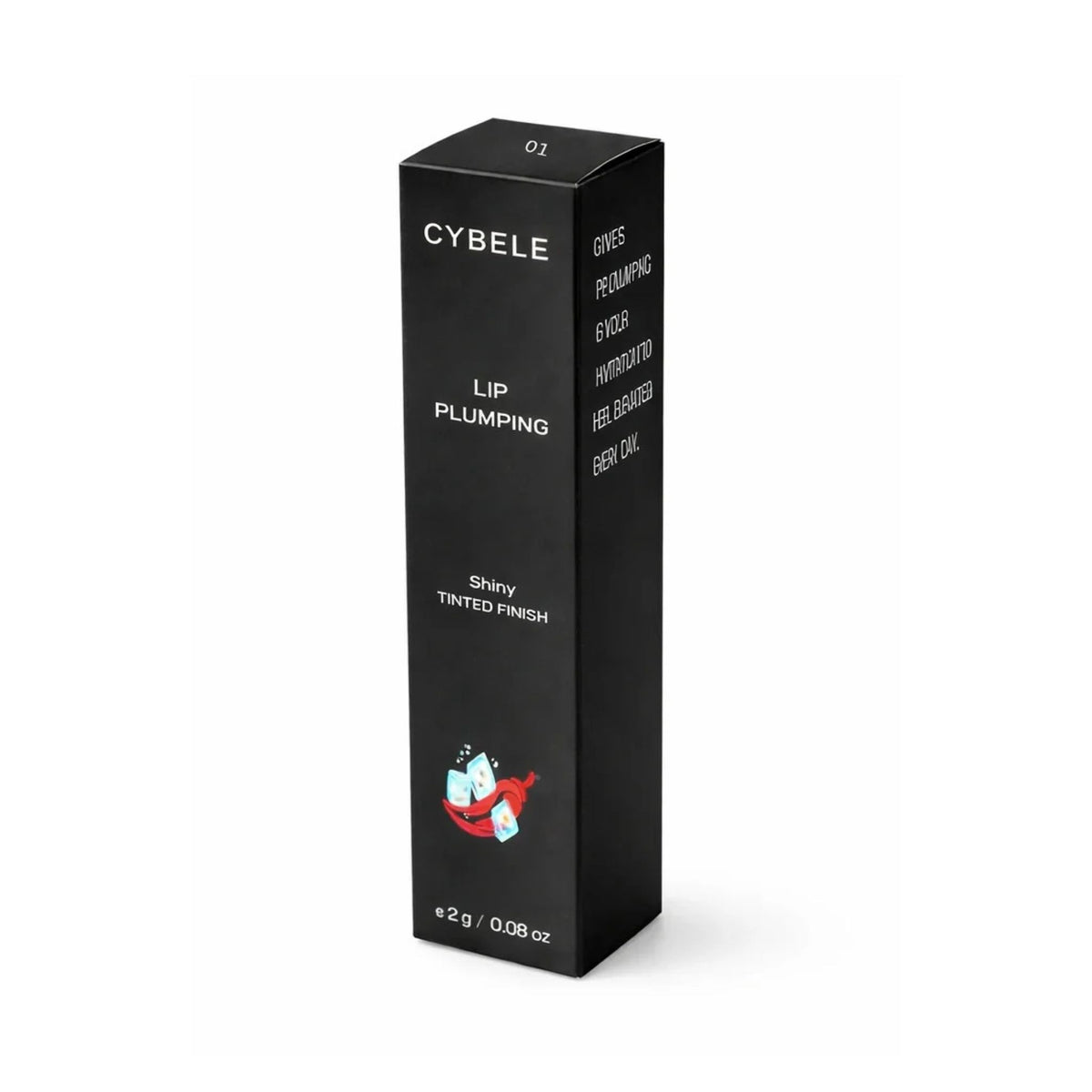 Cybele Lip Plumping Shiny Tinted Finish