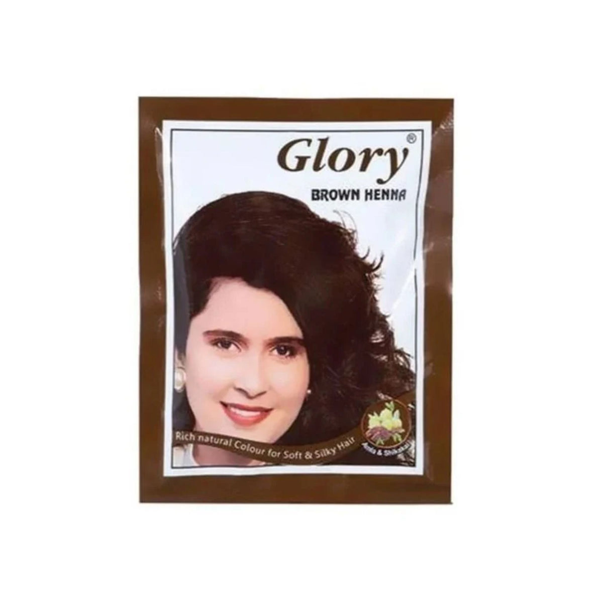 Glory Henna Hair Color Brown - Natural Henna Based Hair Color