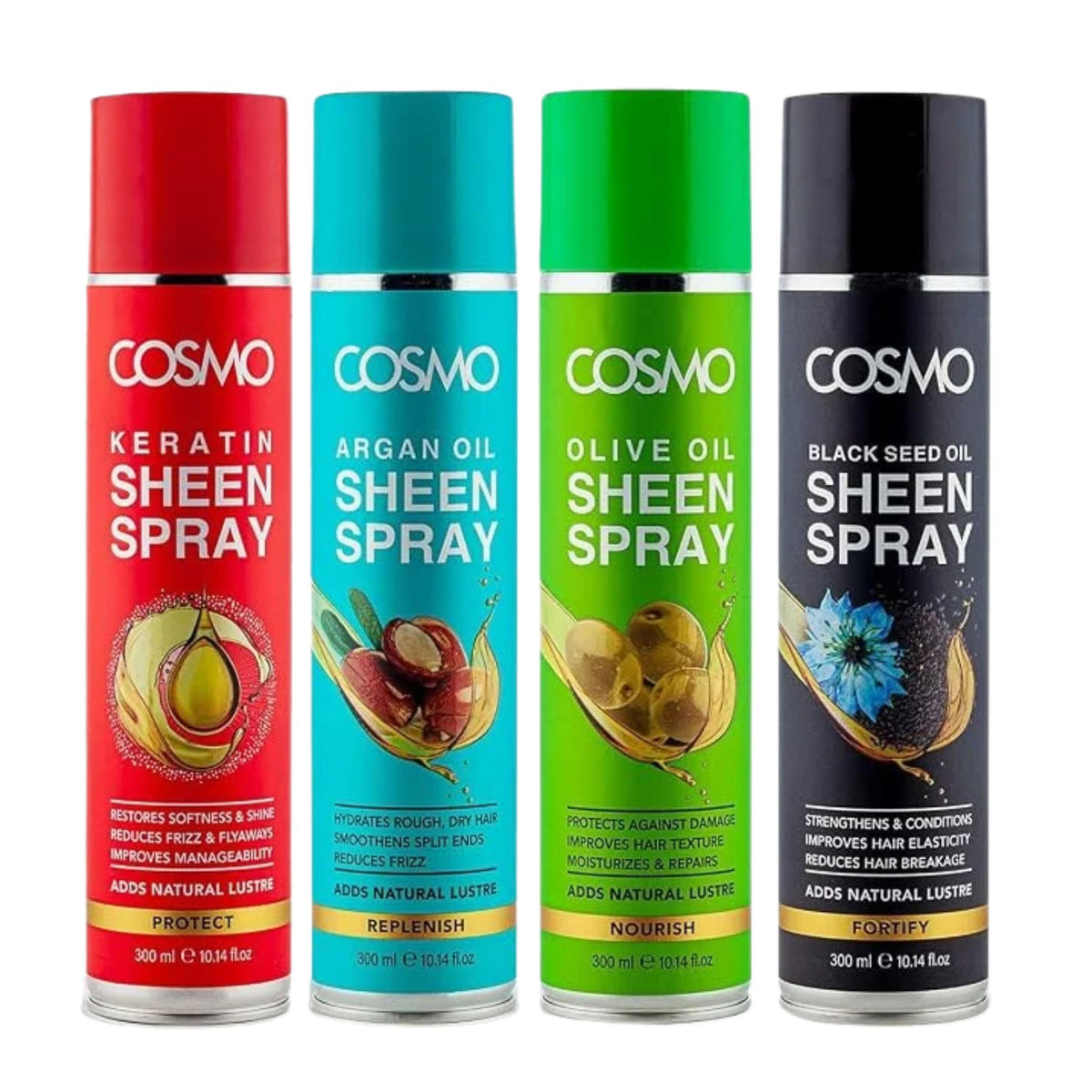 Cosmo Argan Oil Sheen Hair Spray - Hair Shine Spray