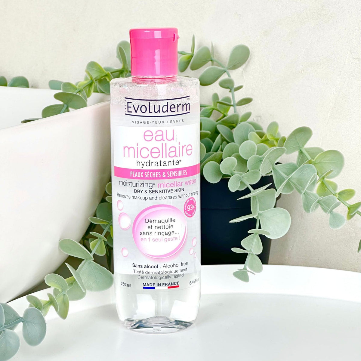 Evoluderm Micellar Cleansing Water for Dry & Sensitive Skin