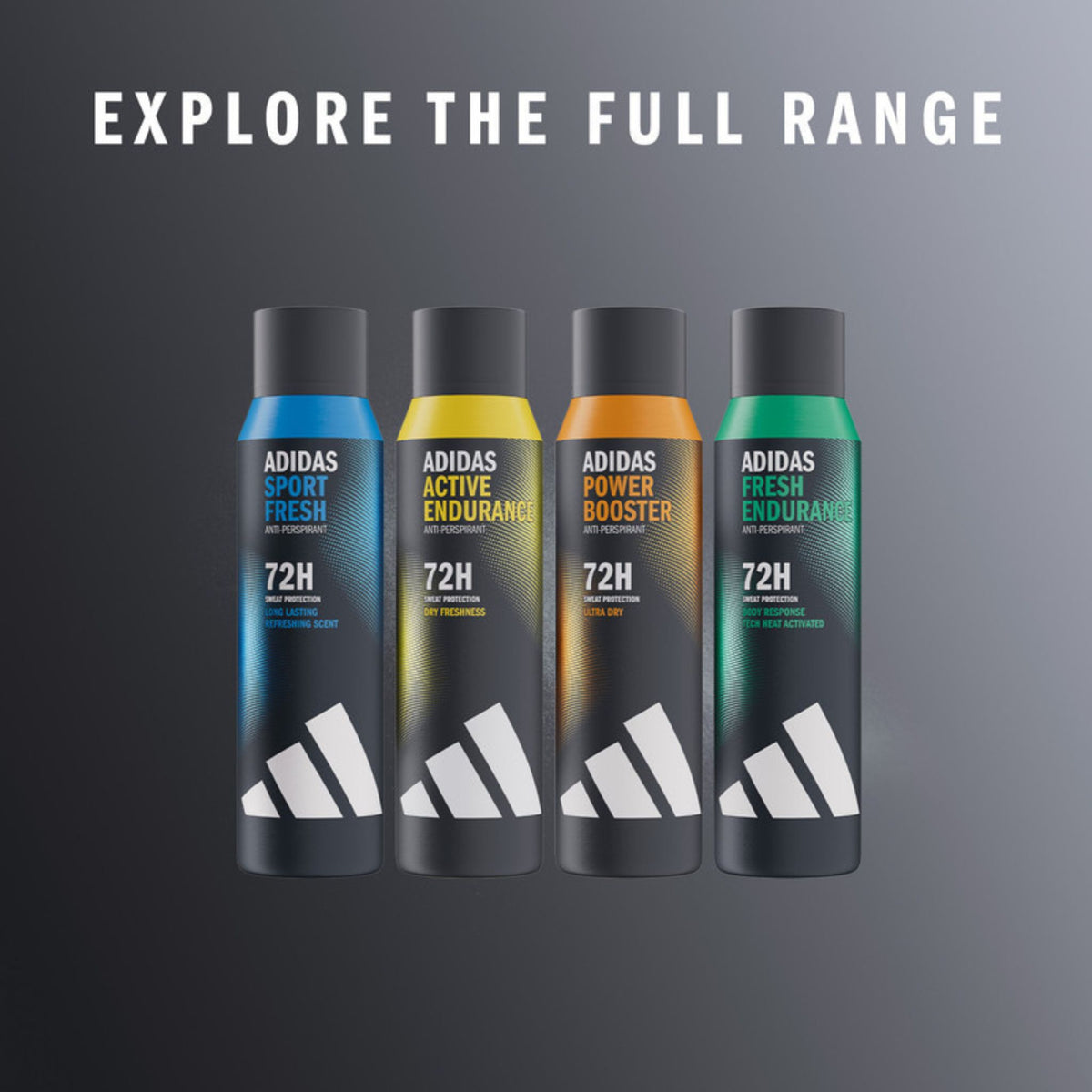 Adidas Active Endurance 72-Hour Men's Antiperspirant Deodorant Spray - Deodorants & Antiperspirants