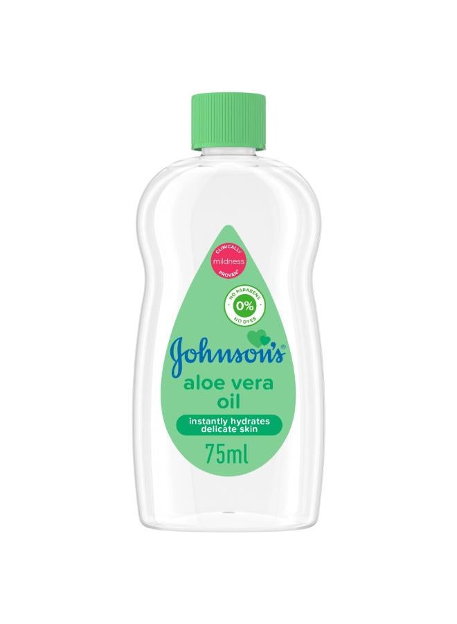 Johnsons Alovera Baby Oil Main image