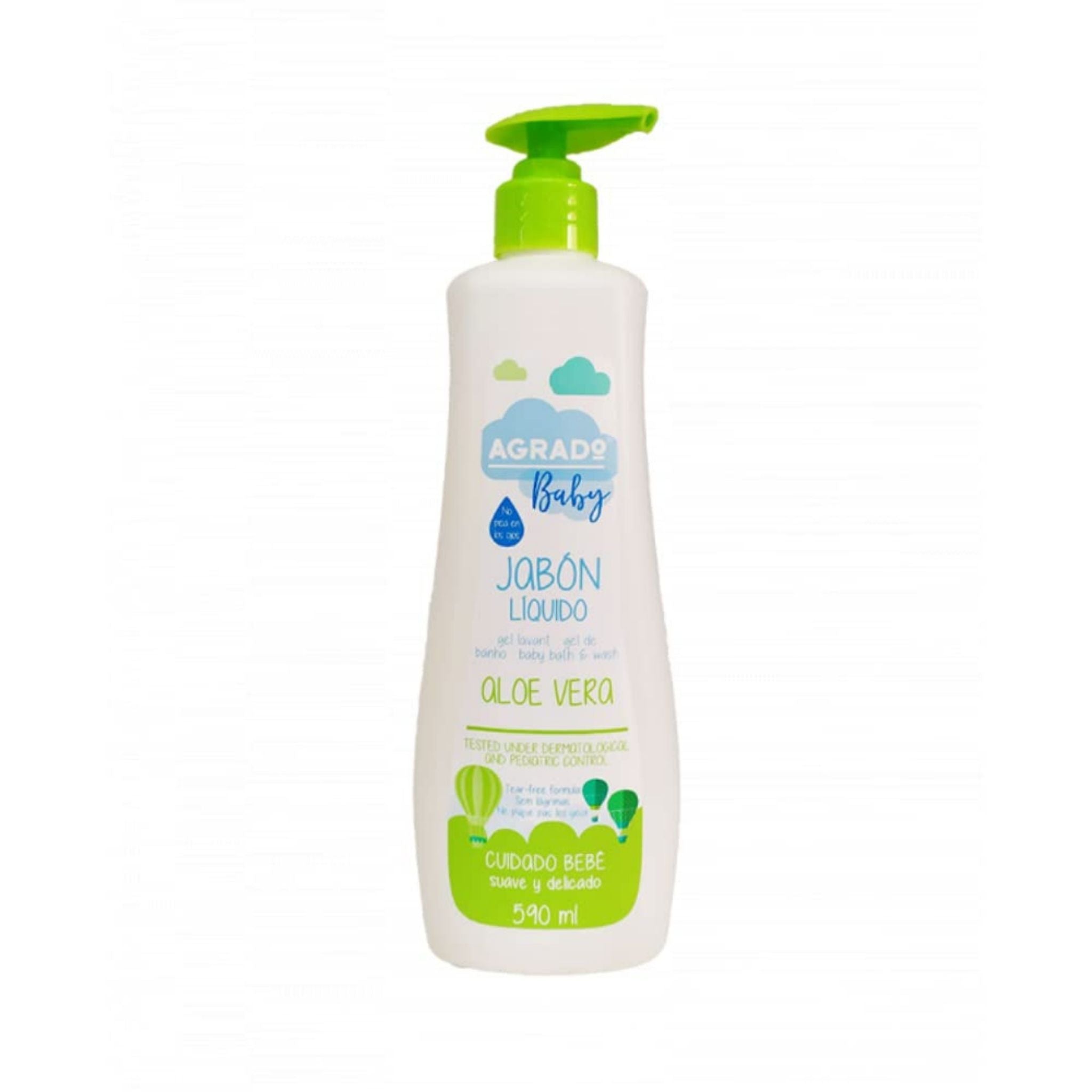 Agrado Baby Aloe Vera Liquid Soap - Baby Hand & Body Wash Main image