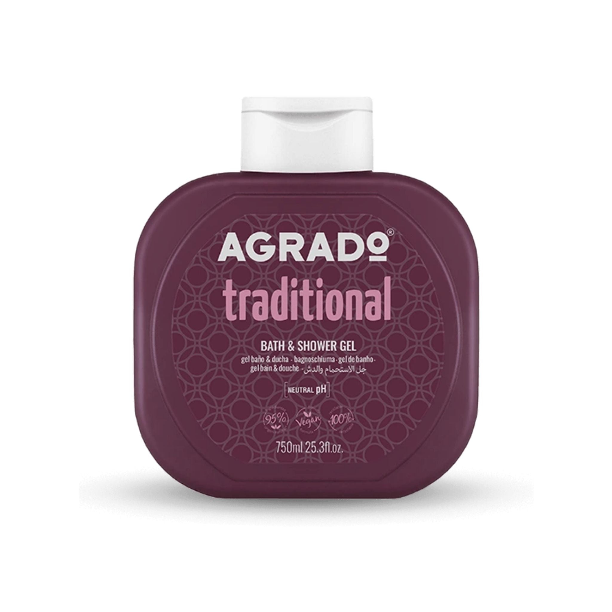 Agrado Traditional Bath Gel Neutral pH - Body Wash