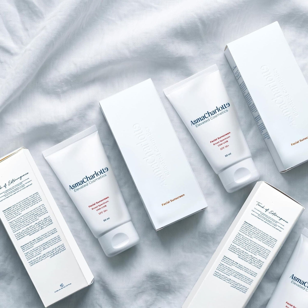 AsmaCharlotte Facial Sunscreen Cream - SPF 50+