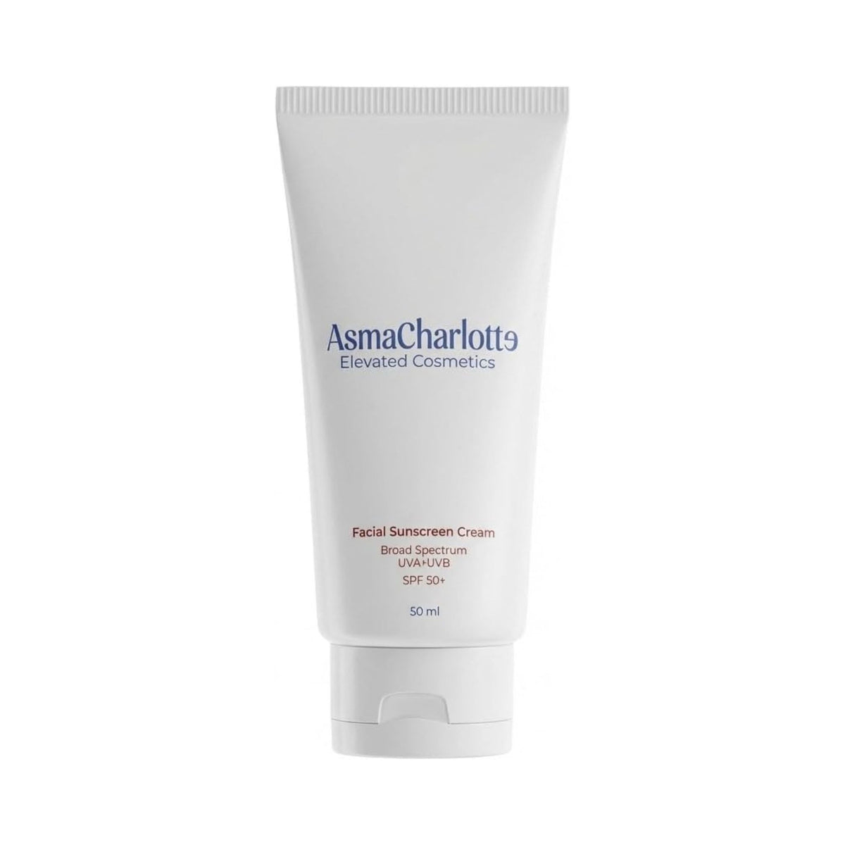 AsmaCharlotte Facial Sunscreen Cream - SPF 50+