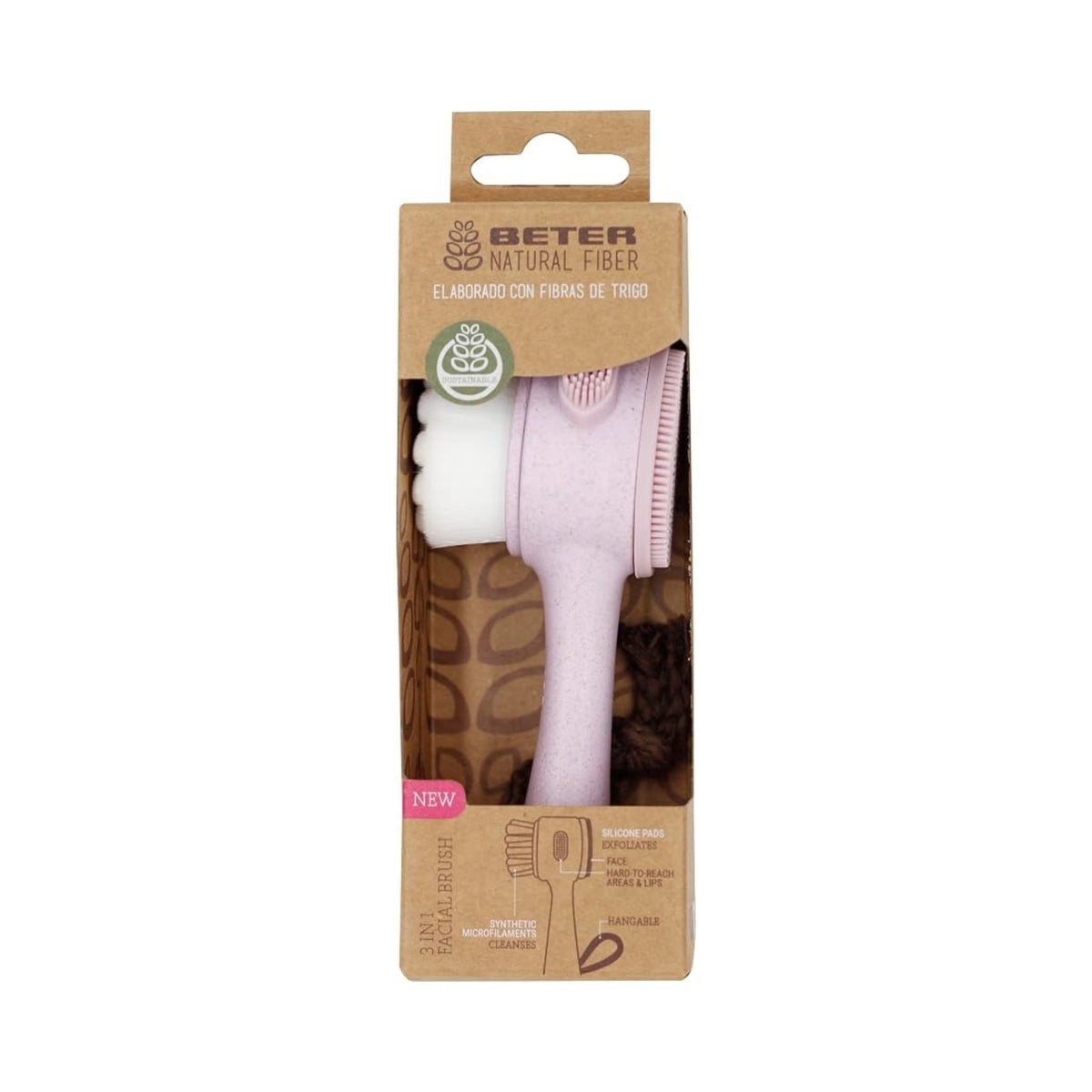 Beter 2IN1 Facial Massage Brush - Facial Cleansing Brush