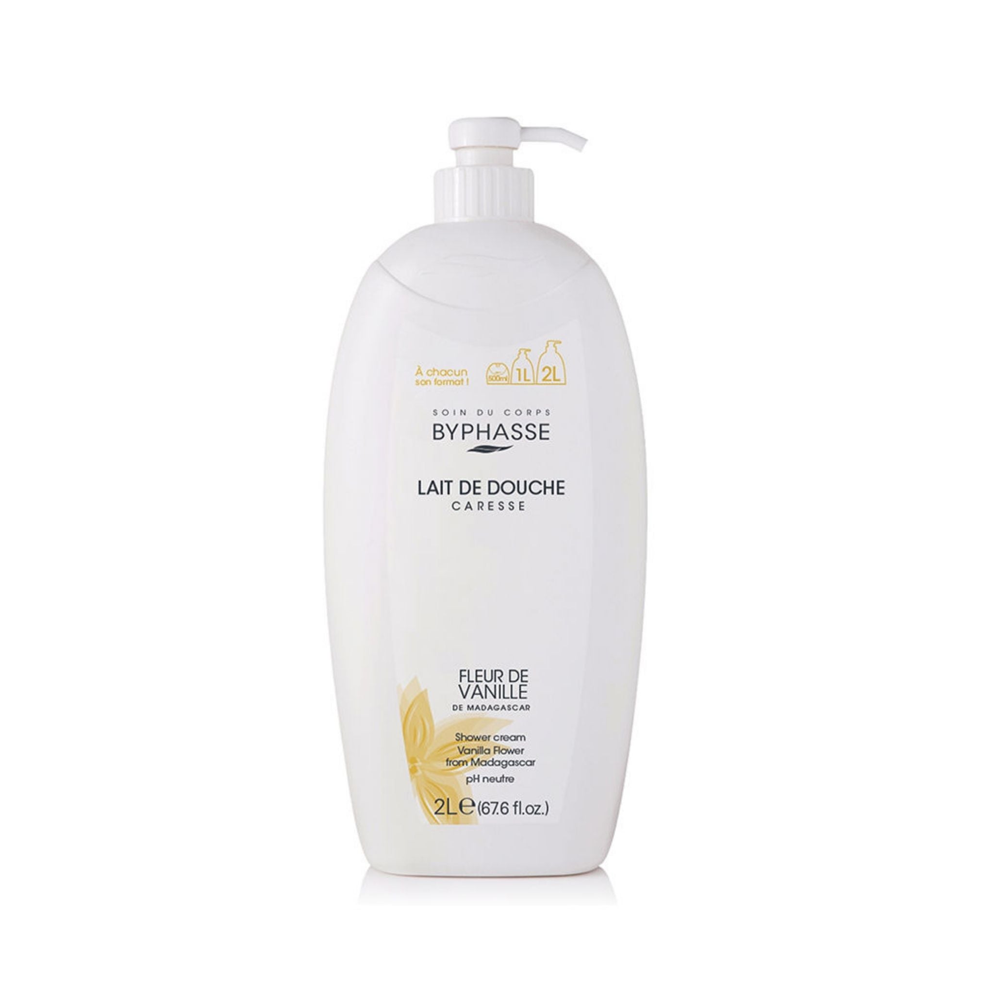 Byphasse Caresse Vanilla Flower Shower Gel - Body Wash