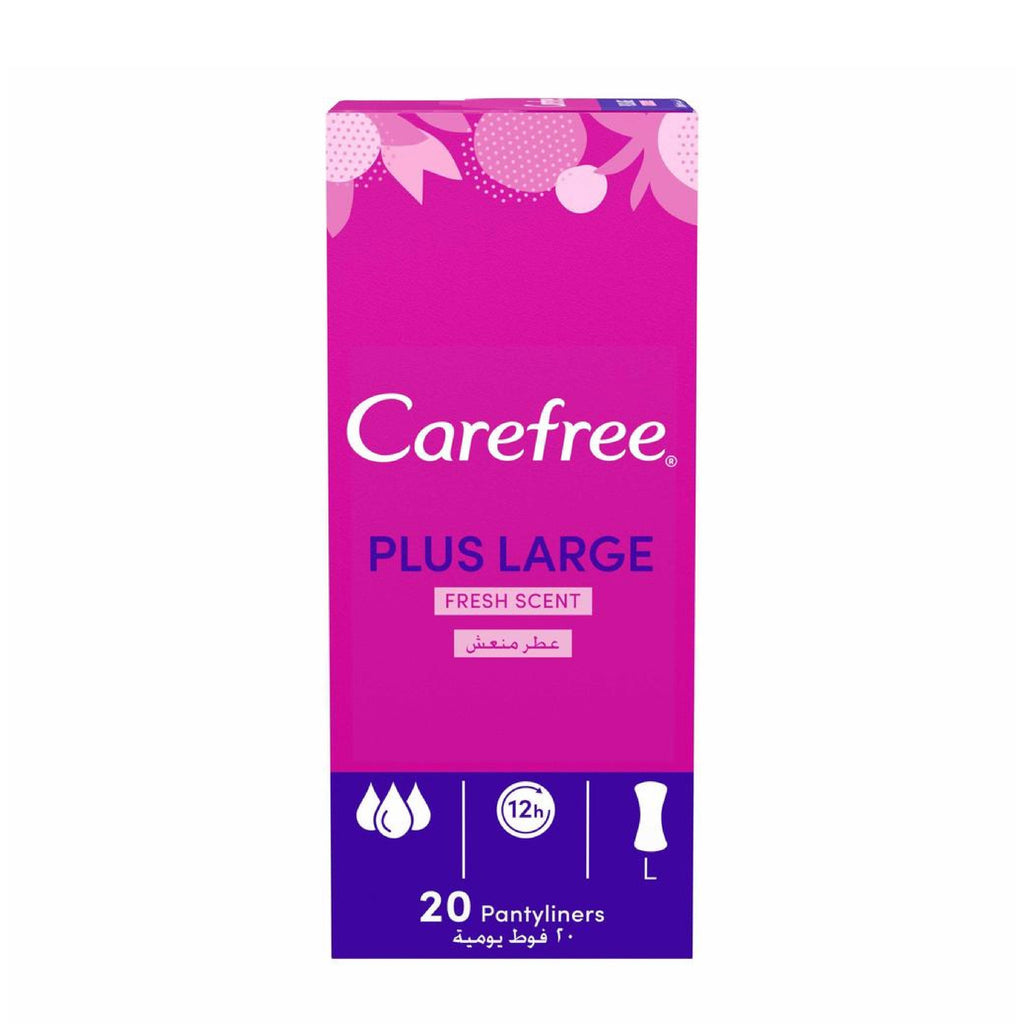 Carefree Plus Large Fresh Scent Panty Liners - Daily Panty Liners