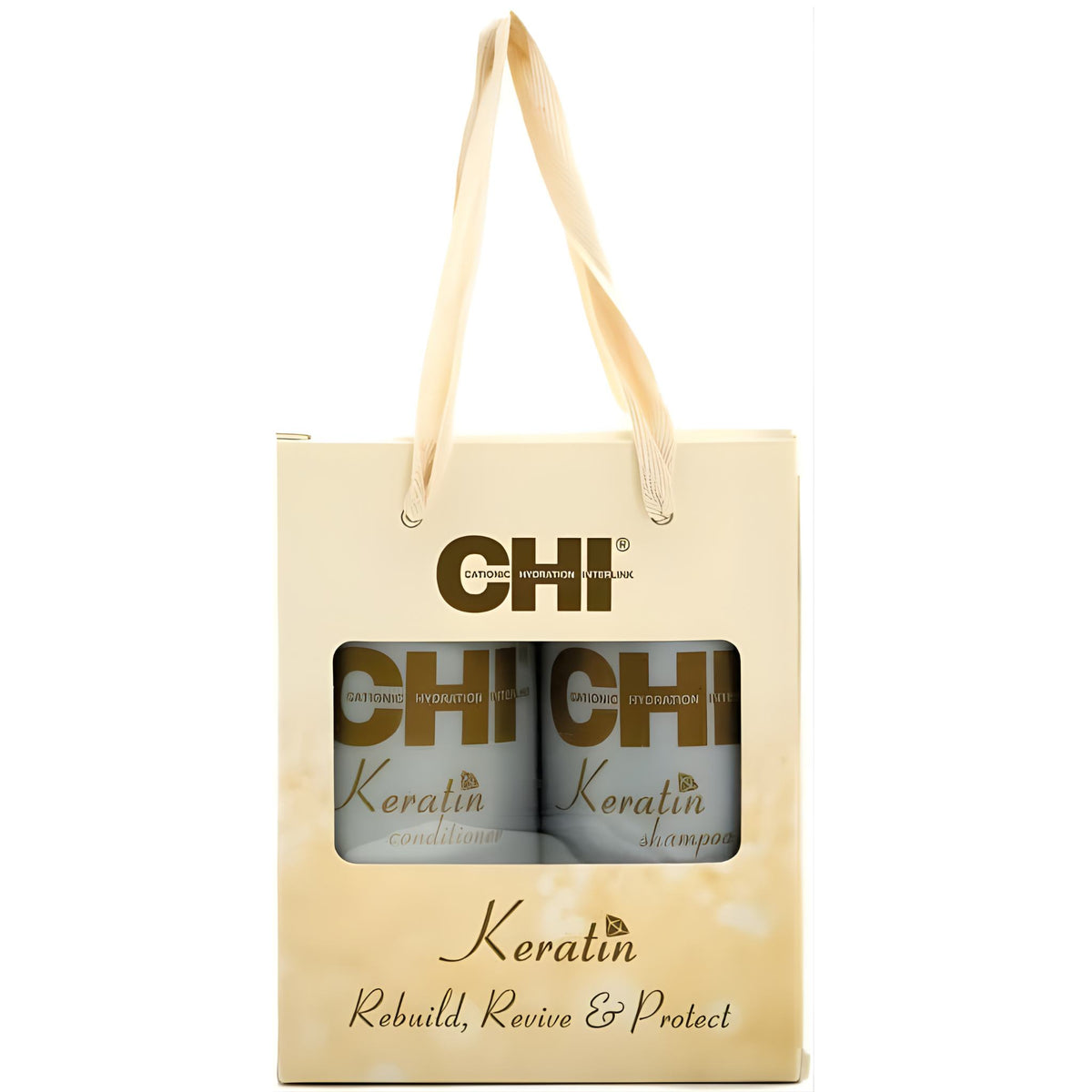 CHI Kit Keratin - Shampoo 355ml + Conditioner 355 ml