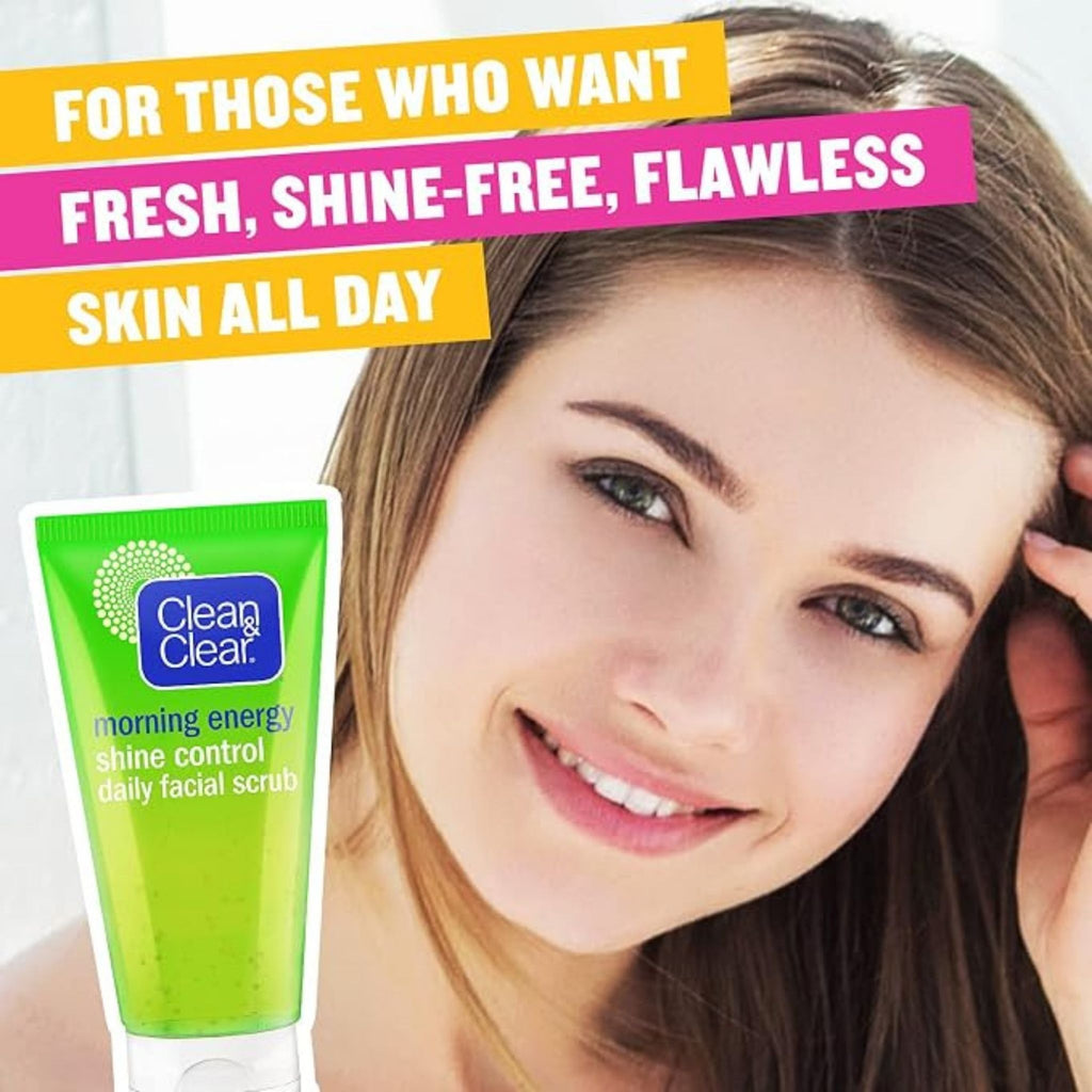 Clean & Clear Morning Energy Shine Control - Daily Facial Scrub