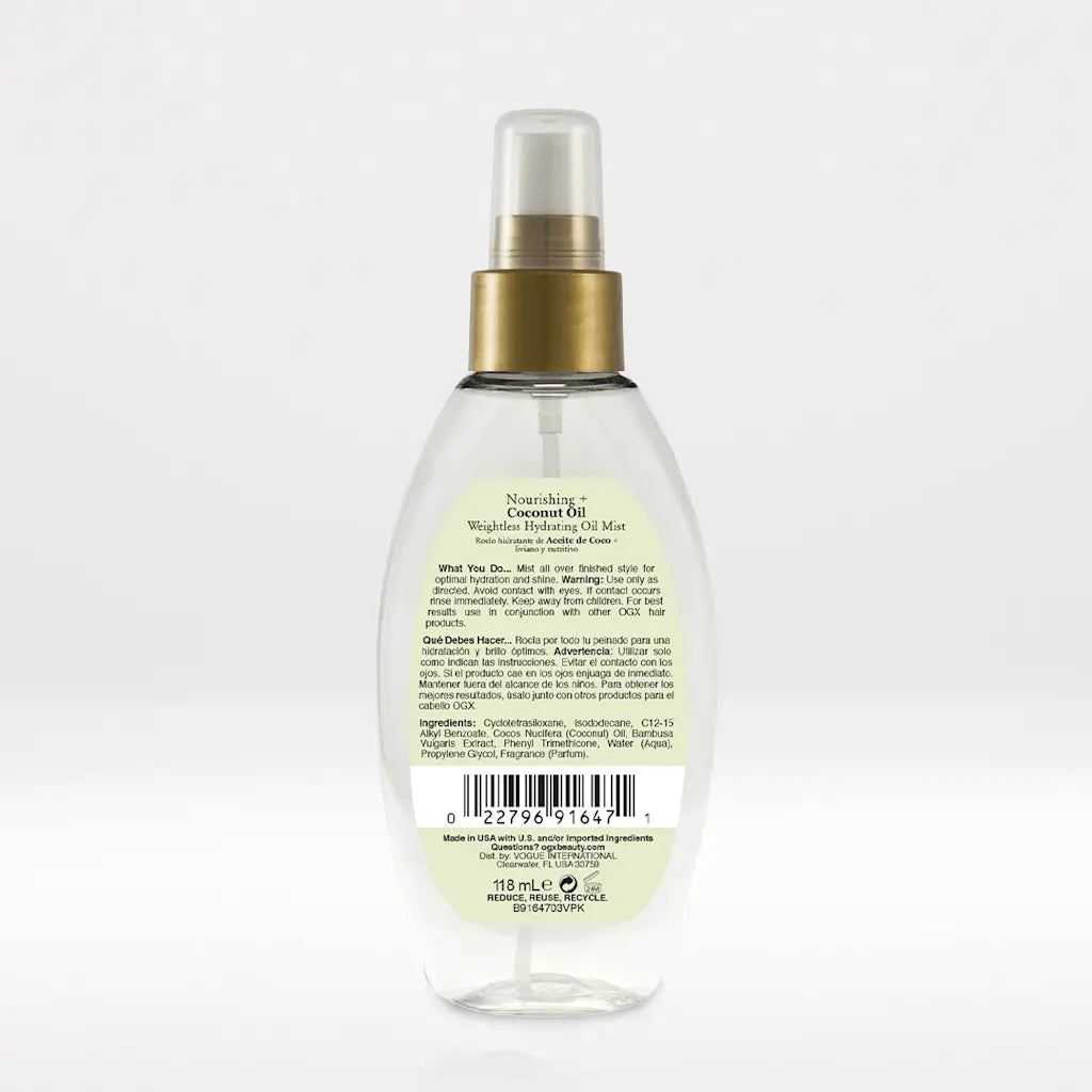Ogx Hair Coconut Oil Weightless Hydrating