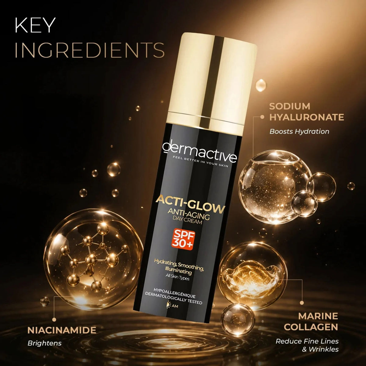 Dermactive Acti-Glow Day Cream Spf 30+