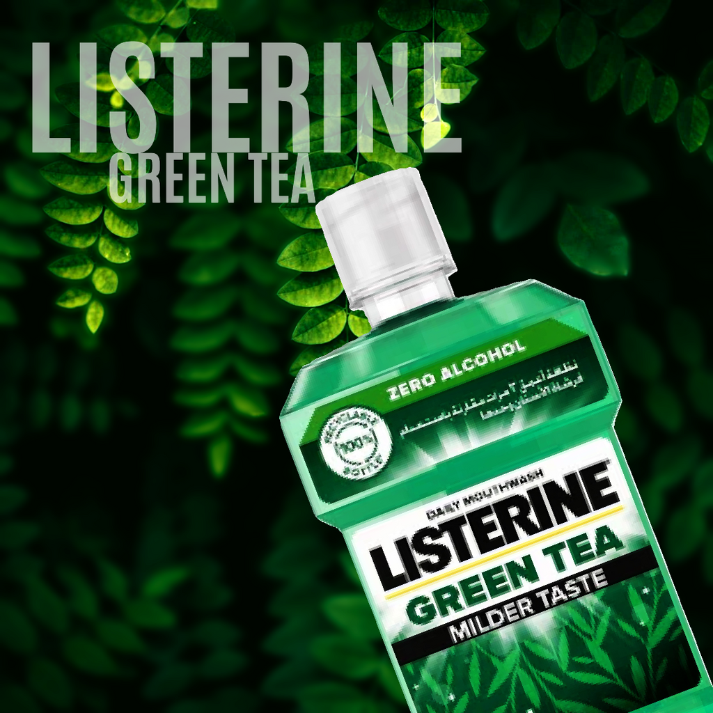 Listerine Green Tea Mouthwash - Oral Care Mouthwash