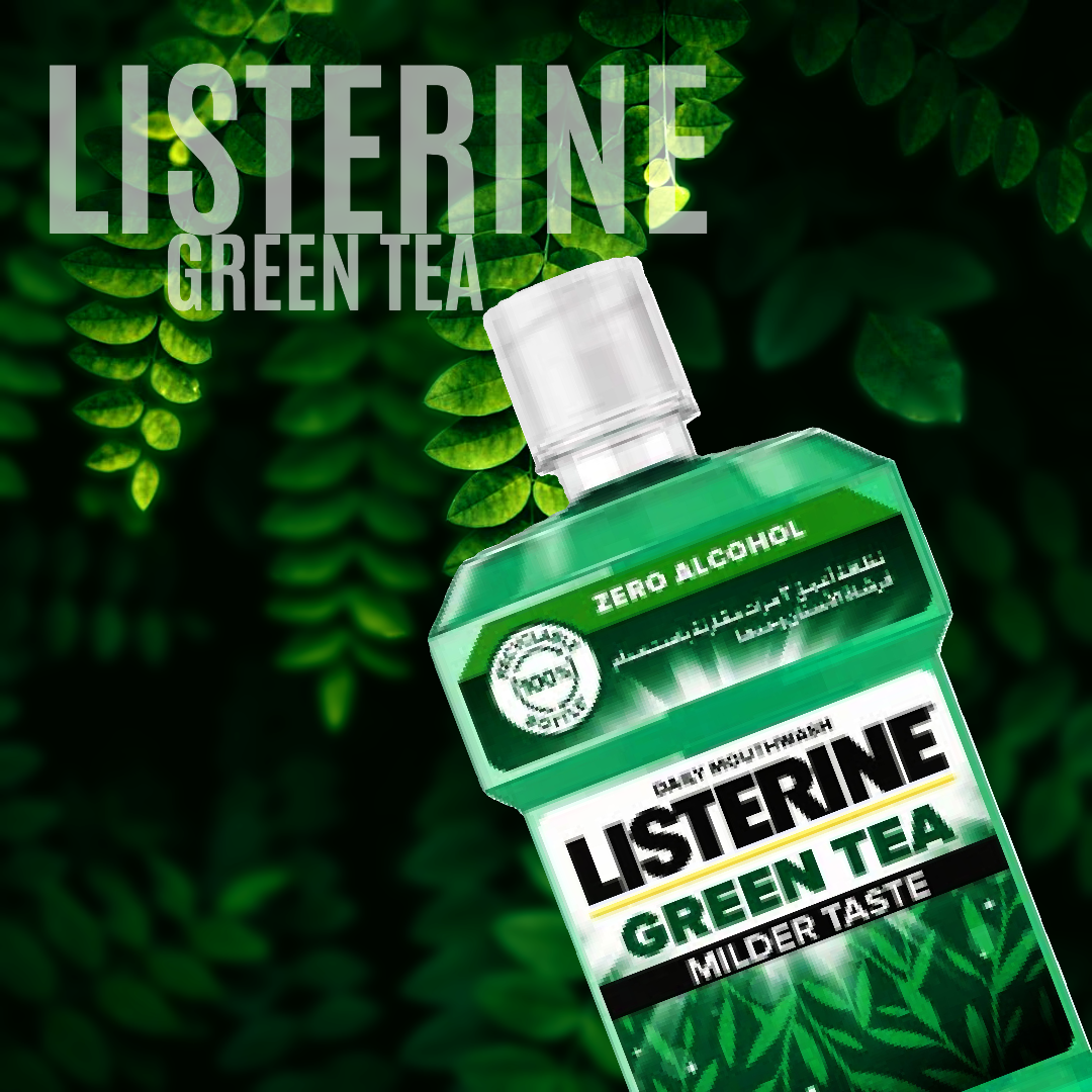 Listerine Green Tea Mouthwash - Oral Care Mouthwash