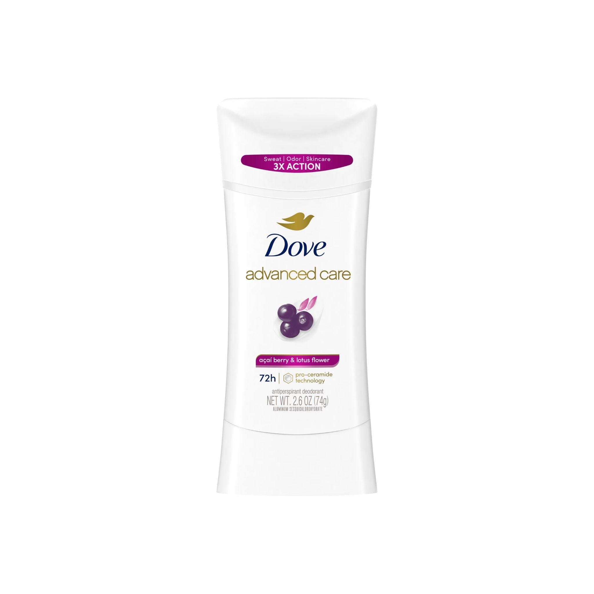 Dove Advanced Care Stick Antiperspirant Deodorant - Ice Berry Lotus Flower