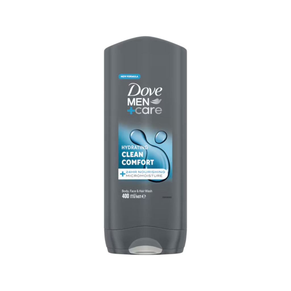 Dove Men+Care Clean Comfort Body, Face & Hair Wash - 3 in 1 Wash